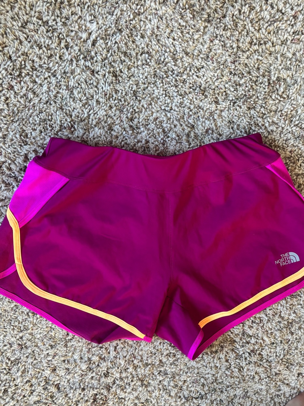 The North Face Magenta Running Shorts
